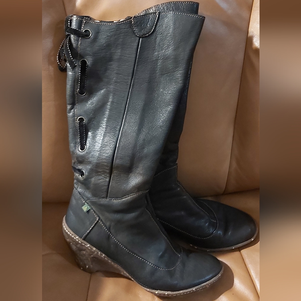 El Naturalista tall wedge boots - Picture 7 of 7